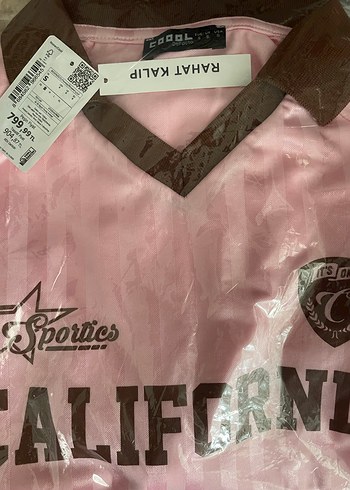 Defacto Pembe V Yaka Erkek Spor Tshirt - Görsel 4