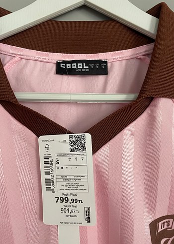 Defacto Pembe V Yaka Erkek Spor Tshirt - Görsel 2