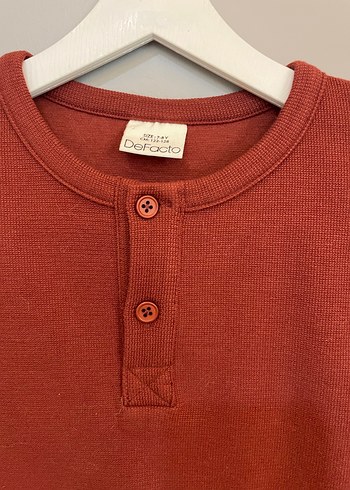 Defacto erkek çocuk Uzun Kollu Düğmeli Erkek Tshirt - Görsel 2