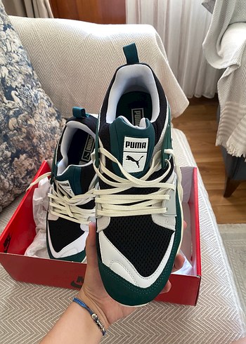 44 Beden Erkek Çok Renkli Puma Bağcıklı Spor Ayakkabı