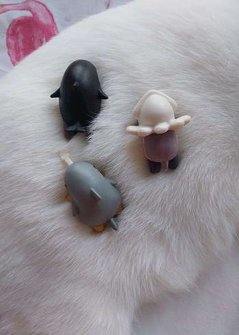 Beyaz Pastel Kedi Aksesuarı Hippe - Görsel 3