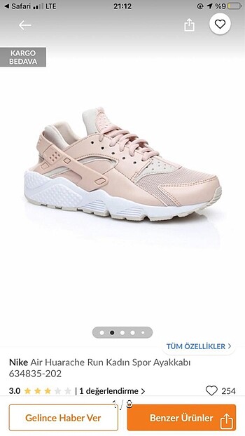 Nike Huarache Ayakkabı