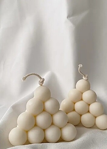 Ikea Piramit bubble mum silikon kalıp