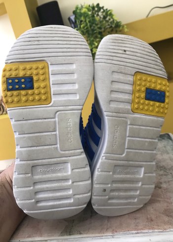 31 Beden çeşitli Renk Adidas Erkek Beyaz Mavi Spor Ayakkabı