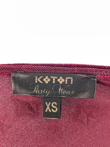 xs Beden bordo Renk Koton Kısa Elbise %70 İndirimli.