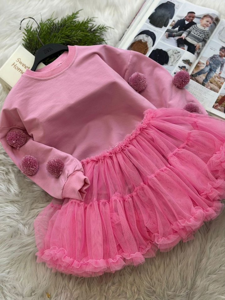 Ponponlu Tütü Takım - Görsel 4