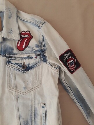 m Beden çeşitli Renk Tommy Hilfiger Rolling Stones kot ceket