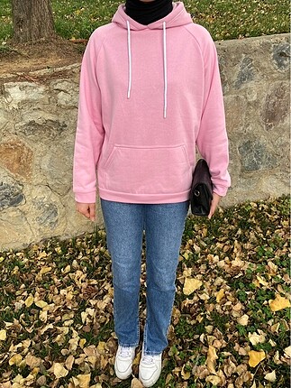 Pembe Unisex Oversize Sweatshirt