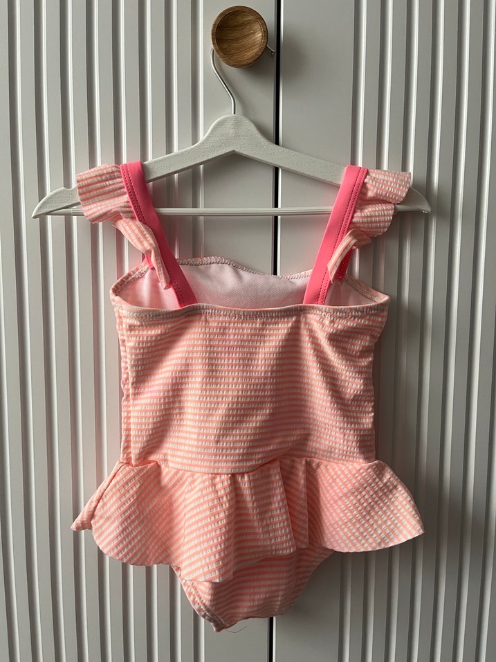 Kız Çocuk Pembe Askılı Mayo - Görsel 2