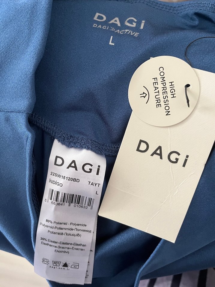 Lacivert Kadın Spor Tayt - Görsel 2