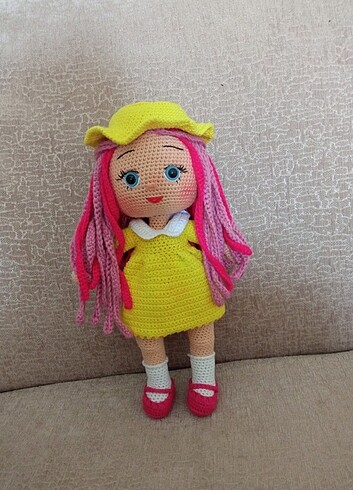  Beden Renk Amigurumi kız bebek
