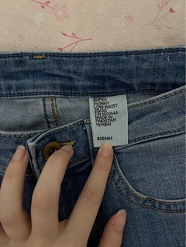 H&M h&m düşük bel skinny jean