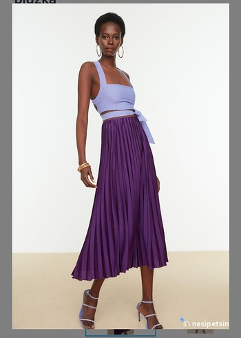 sırt dekolteli bluz - Görsel 2