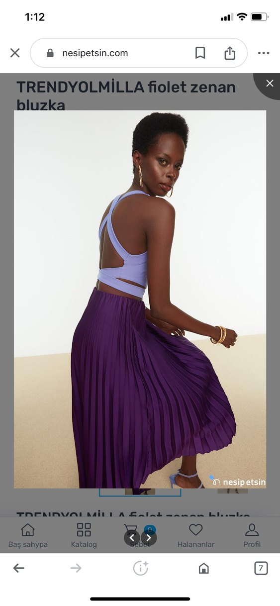 sırt dekolteli bluz - Görsel 3