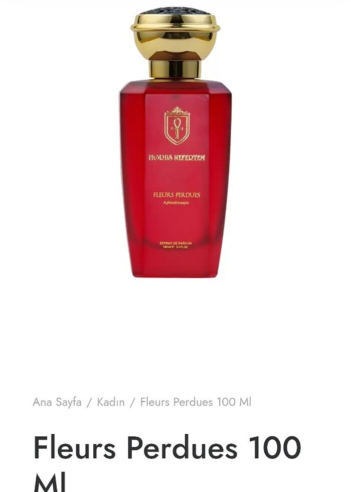 Horus nefertem Fleurs Perdues 100 Ml - Görsel 3