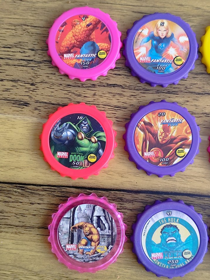 Renkli Karakter Temalı Oyun Jetonları - Görsel 2