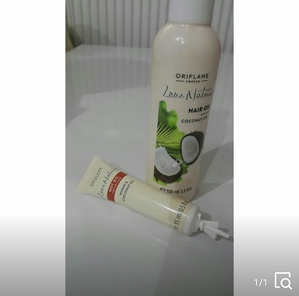 oriflame Hindistan Cevizi yağı ile sıcak bakım yağı 