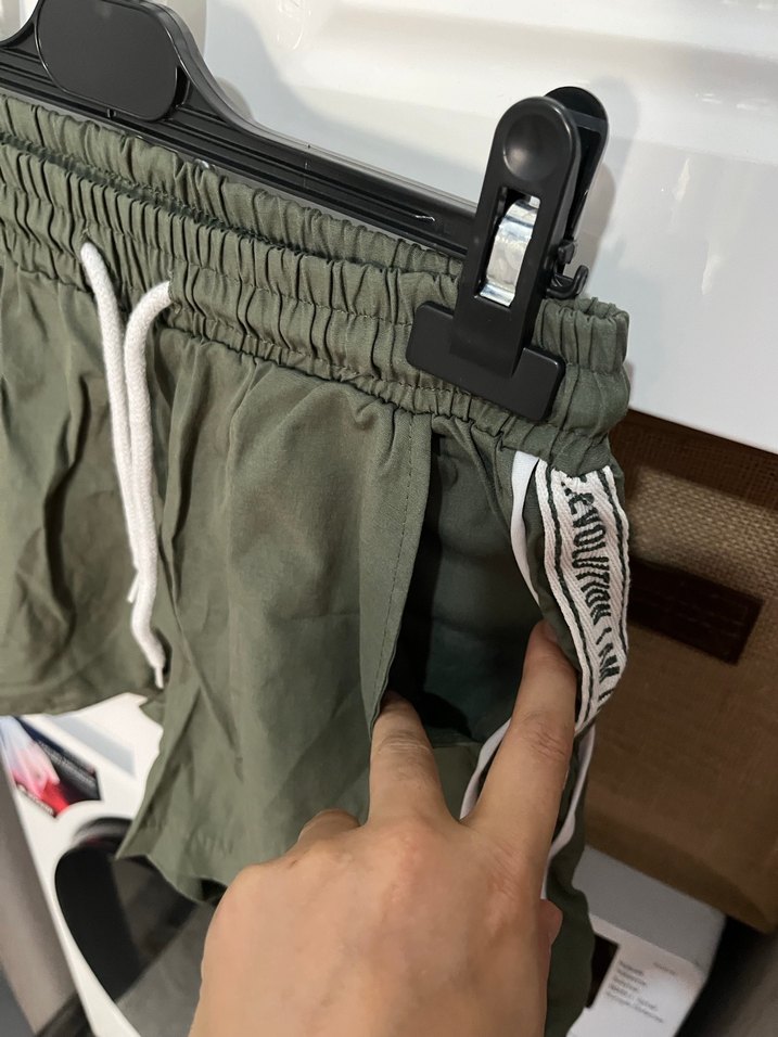 Beli Bağcıklı Yeşil Kadın Mini Şort - Görsel 2