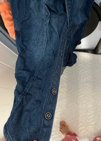 Denim Gömlek Ceket - Görsel 2