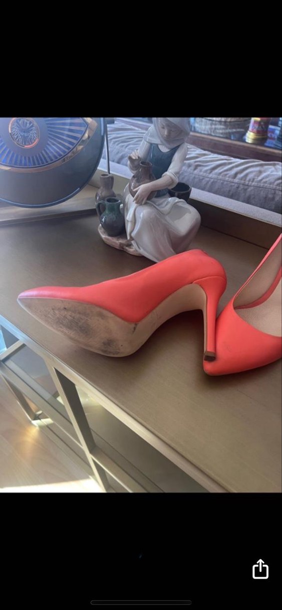 Kadın Kırmızı Rugan Stiletto Topuklu Ayakkabı - Görsel 3