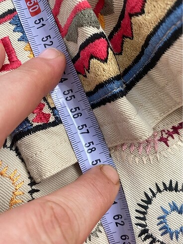 İşlemeli kaftan ceket - Görsel 8