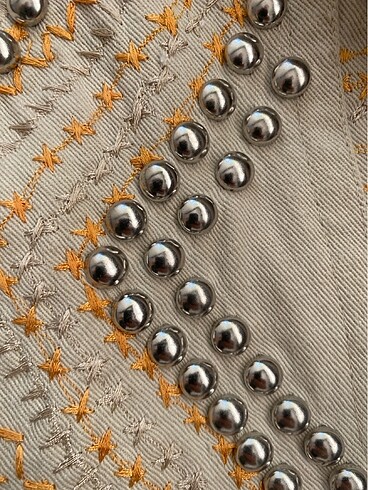 İşlemeli kaftan ceket - Görsel 15