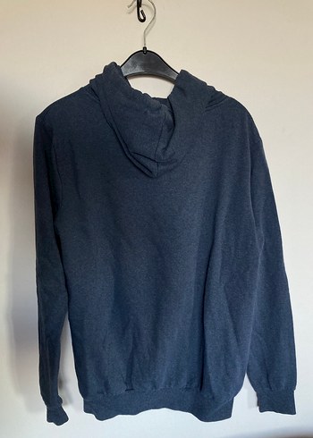 Kadın Lacivert Triko Kapüşonlu Sweatshirt - Görsel 2