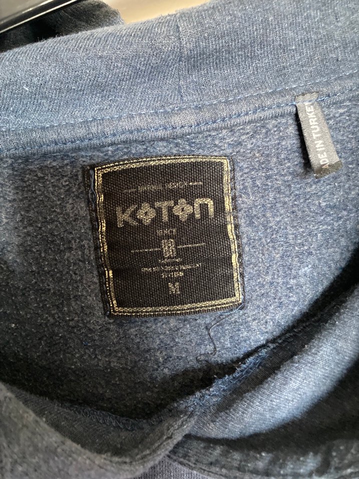 Kadın Lacivert Triko Kapüşonlu Sweatshirt - Görsel 3