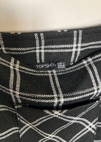 Kadın Siyah Ekose Askılı Tulum - Görsel 3