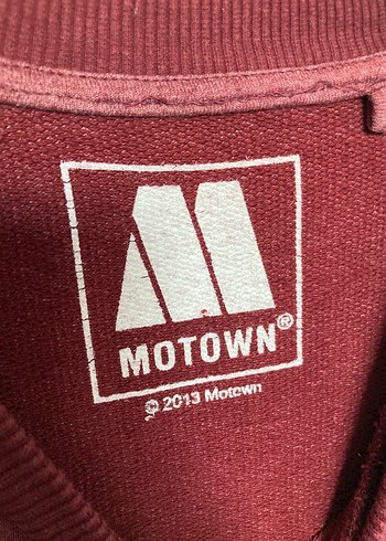 Bordo Uzun Kollu Pamuklu Sweatshirt - Görsel 3