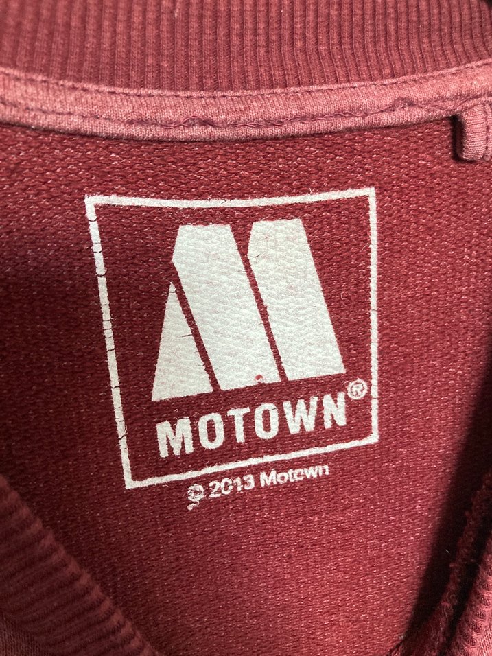 Bordo Uzun Kollu Pamuklu Sweatshirt - Görsel 3