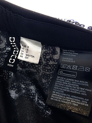 s Beden siyah Renk H&M Mini Etek %70 İndirimli.