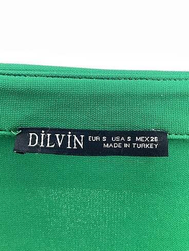 s Beden yeşil Renk Dilvin Bluz %70 İndirimli.