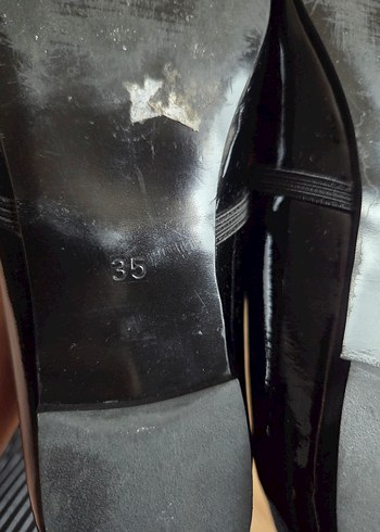 Kız Çocuk Siyah Rugan Tokalı Babet bg store tyess - Görsel 2