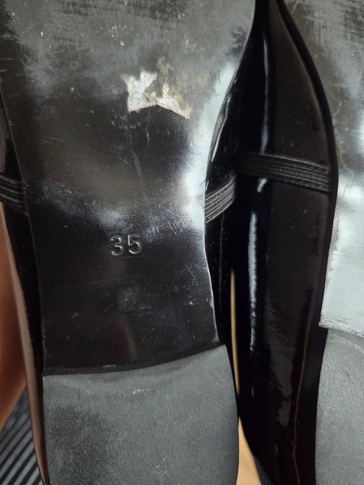 Kız Çocuk Siyah Rugan Tokalı Babet bg store tyess - Görsel 2