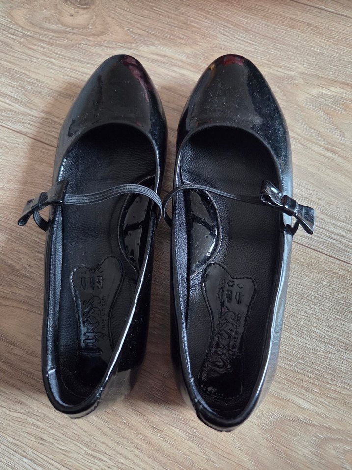 Kız Çocuk Siyah Rugan Tokalı Babet bg store tyess - Görsel 4