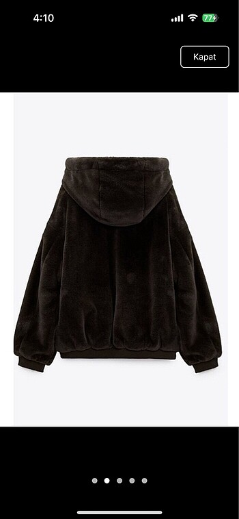 Zara zara çift taraflı ceket