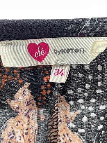 36 Beden çeşitli Renk Koton Kısa Elbise %70 İndirimli.