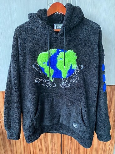 Kadın peluş sweatshirt