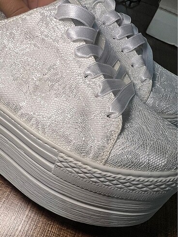 36 Beden beyaz Renk Gelin converse