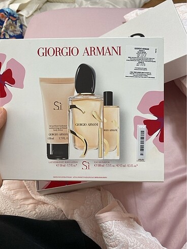 Orjinal gıorgıo armani si parfüm set