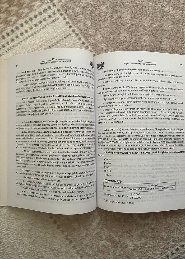 Spk- İnşaat ve Gayrimenkul Muhasebesi - Görsel 2