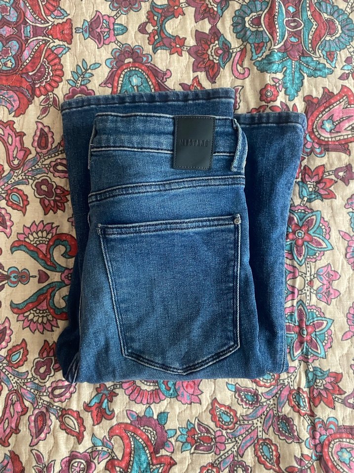 kadın ispanyol paça jean - Görsel 4