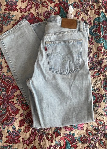 levis 501 buz mavisi kadın jean - Görsel 2