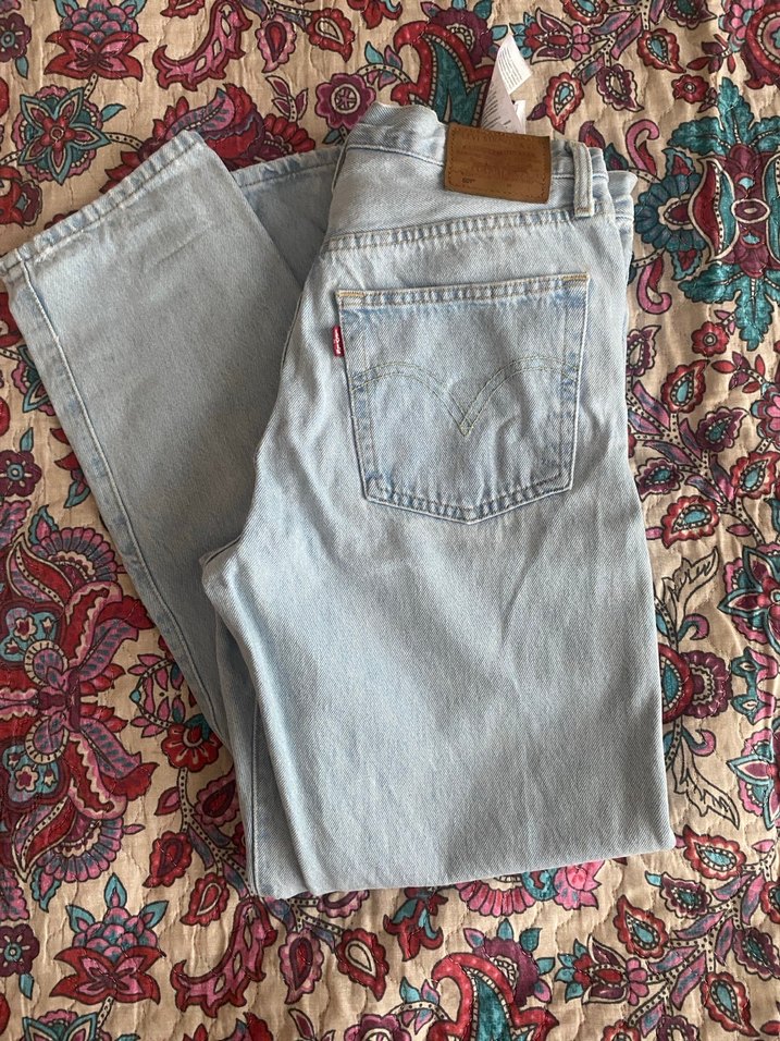 levis 501 buz mavisi kadın jean - Görsel 2