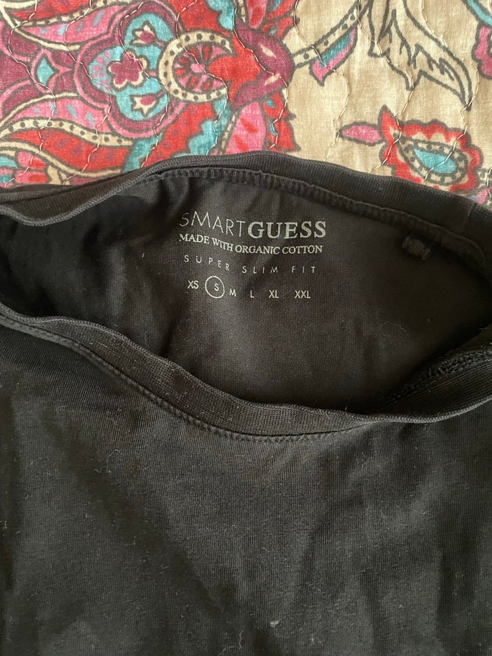 Siyah guess kısa Kollu Kadın Tişört - Görsel 2