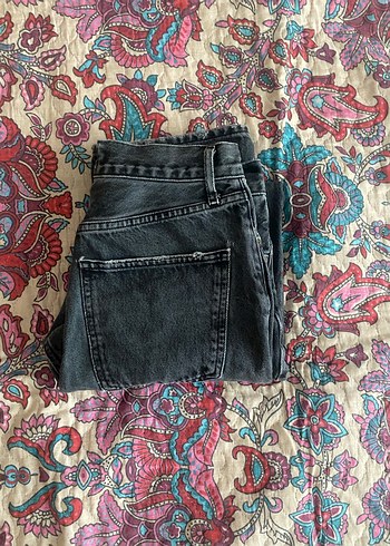 Gri Kadın Kot Pantolon - Görsel 4