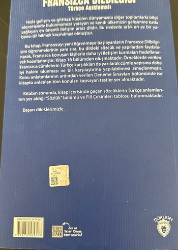 Türkçe Açıklamalı Fransızca Dilbilgisi Kitabı
