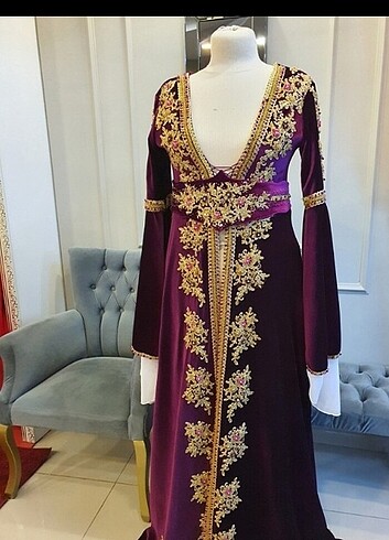 Tasarımcı Yeni tertemiz bildanli kaftan içiyle beraber verilecek sadece 1