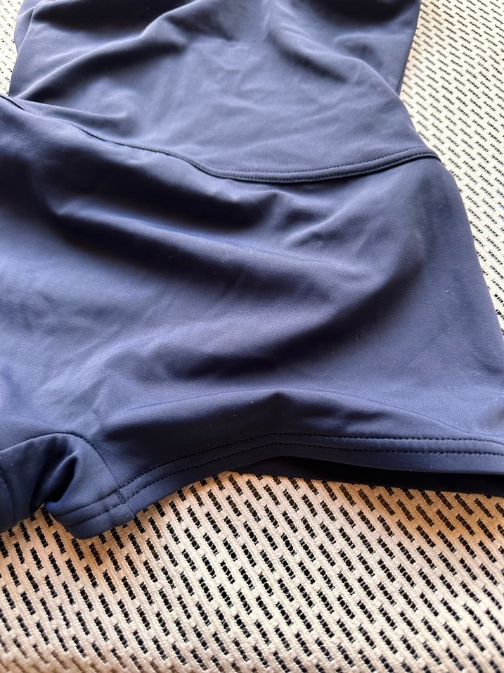 Kadın Mavi Spor Şortlu Mayo - Görsel 4